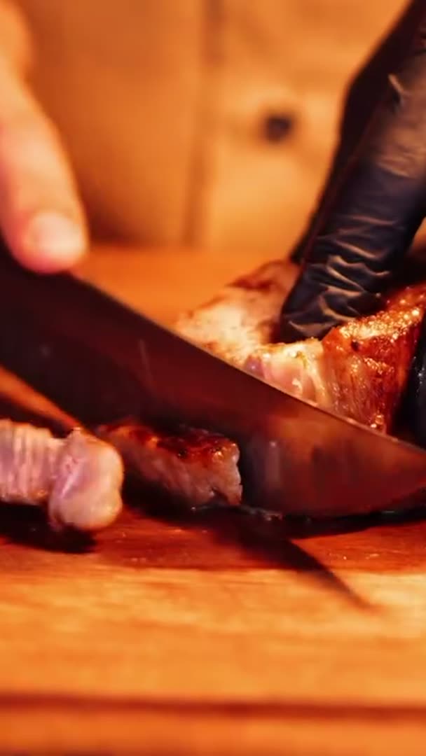 , Corte de carne, luz quente